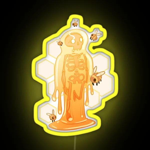 Reanimated Honey Ghost RGB Neon Sign