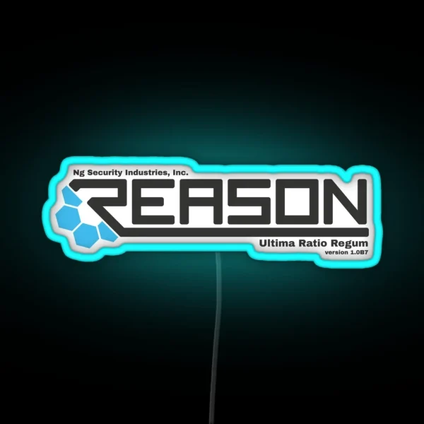 REASON Logo RGB Neon Sign