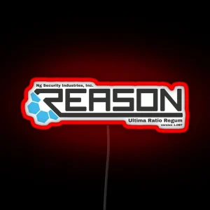 REASON Logo RGB Neon Sign