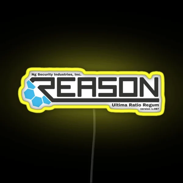 REASON Logo RGB Neon Sign