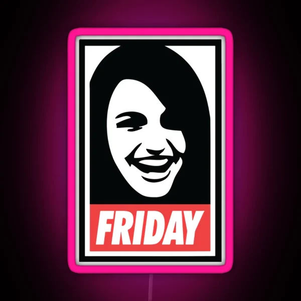 Rebecca Black Friday RGB Neon Sign