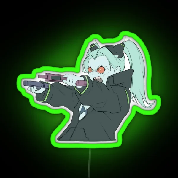 Rebecca Cyberpunk Edgerunners RGB Neon Sign