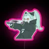 Rebecca Cyberpunk Inspired Edgerunners Style RGB Neon Canvas Sign