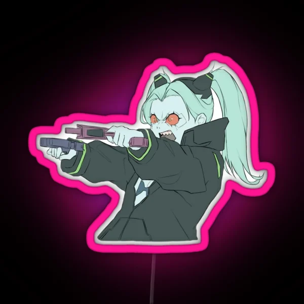Rebecca Cyberpunk Edgerunners RGB Neon Sign