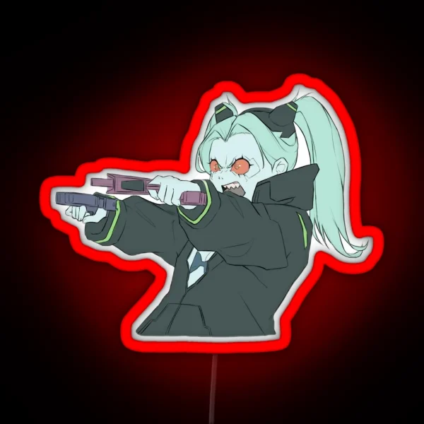 Rebecca Cyberpunk Edgerunners RGB Neon Sign