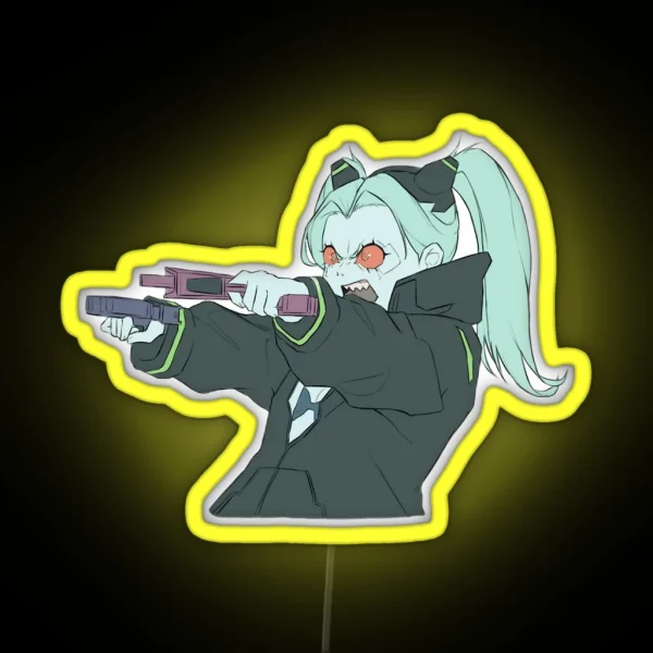 Rebecca Cyberpunk Edgerunners RGB Neon Sign