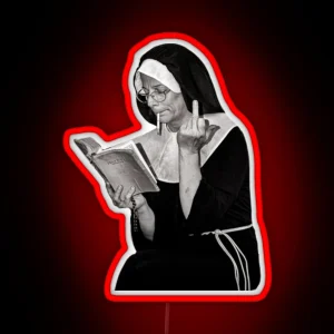 REBEL NUN Led RGB Neon Sign