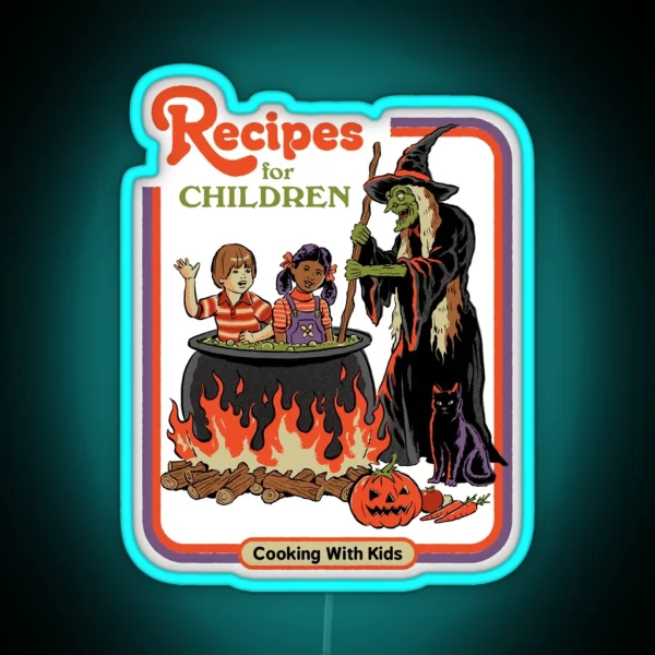 Recipes For Children RGB Neon Sign