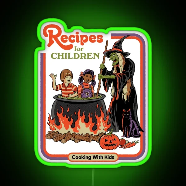 Recipes For Children RGB Neon Sign