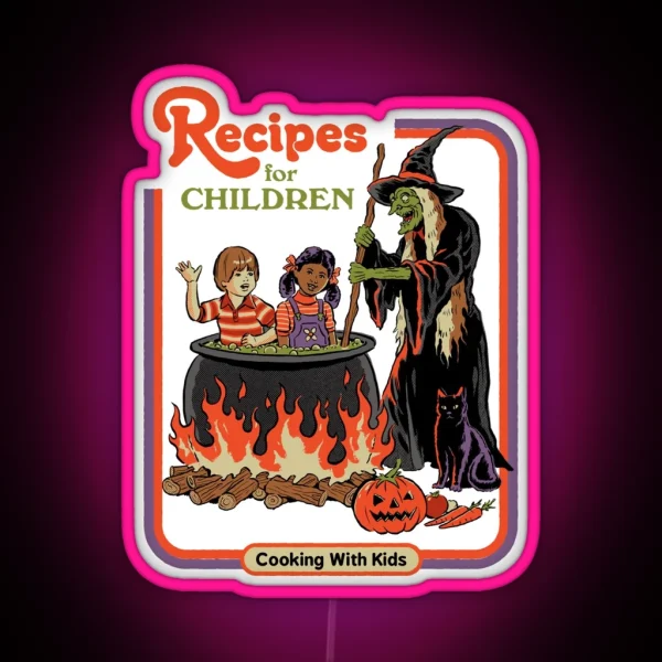 Recipes For Children RGB Neon Sign