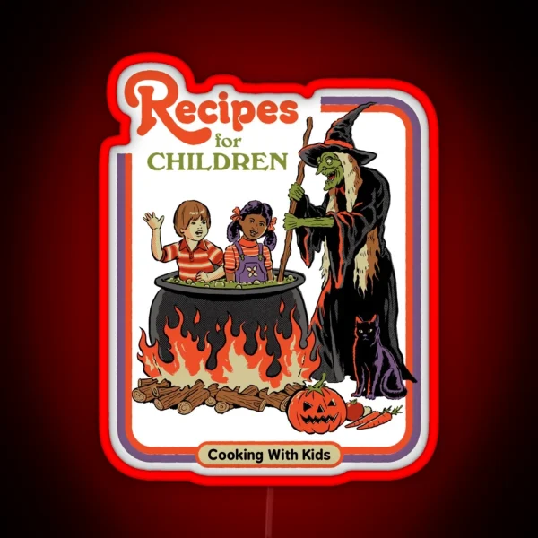 Recipes For Children RGB Neon Sign