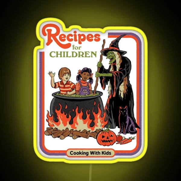 Recipes For Children RGB Neon Sign