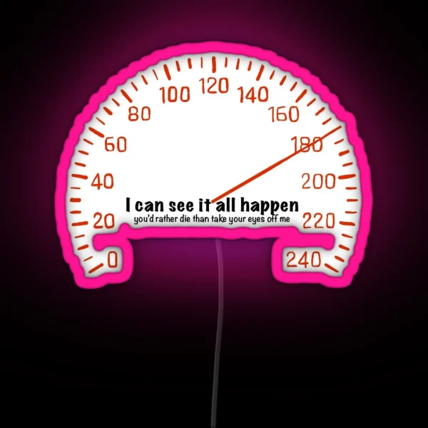 Reckless Driving Lizzy Mcalpine RGB Neon Sign