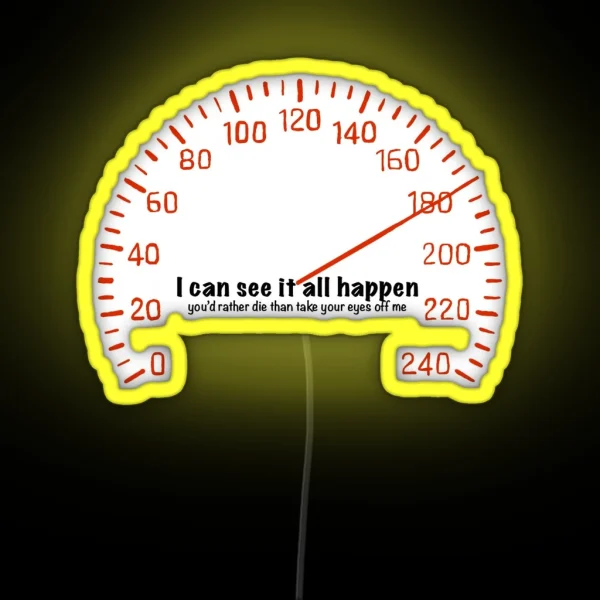 Reckless Driving Lizzy Mcalpine RGB Neon Sign