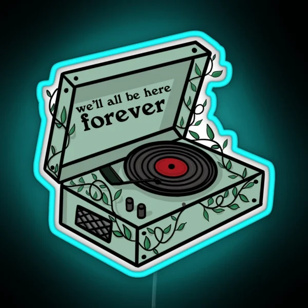 Record Player Concert Led RGB Neon Sign