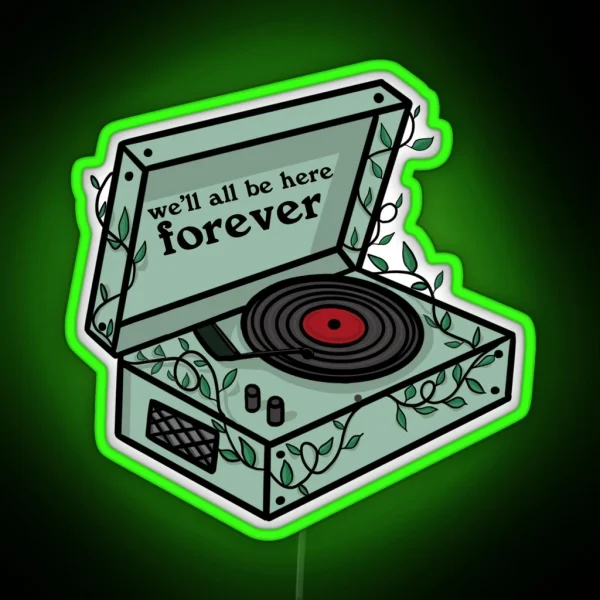 Record Player Concert Led RGB Neon Sign