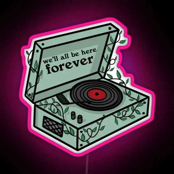 Record Player Concert Led RGB Neon Sign