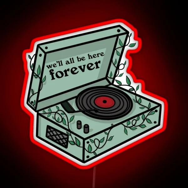 Record Player Concert Led RGB Neon Sign