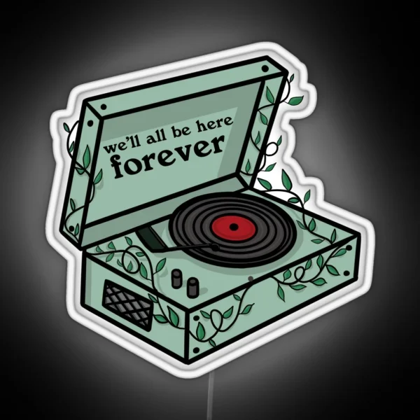 Record Player Concert Led RGB Neon Sign