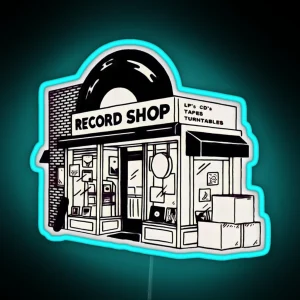 Record Shop RGB Neon Sign