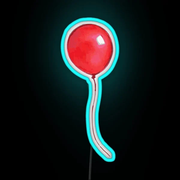 Red Balloon RGB Neon Sign