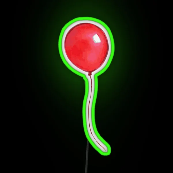 Red Balloon RGB Neon Sign
