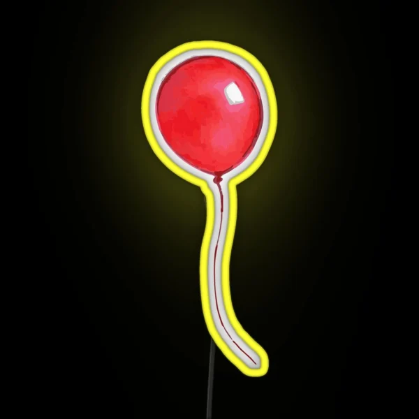Red Balloon RGB Neon Sign