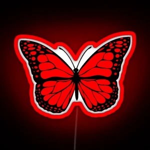 Red Butterfly RGB Neon Sign