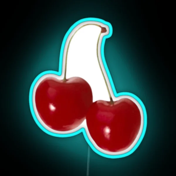 Red Coquette Cherry RGB Neon Sign