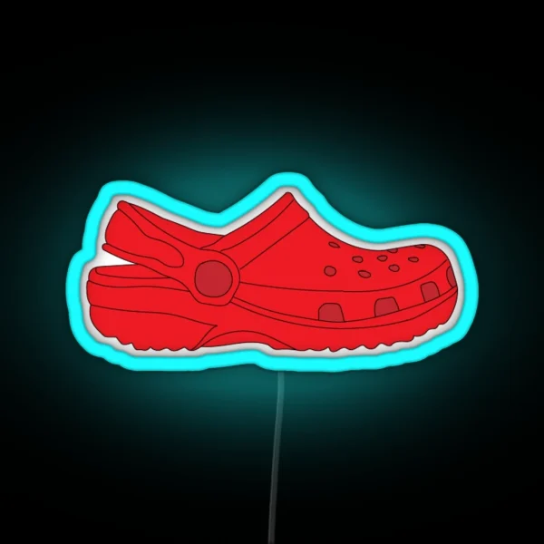 Red Croc RGB Neon Sign