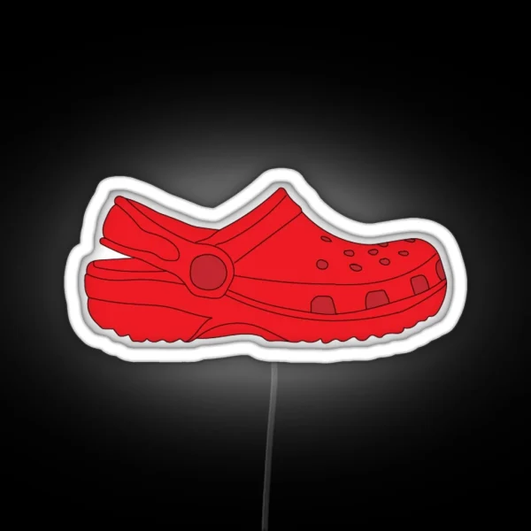 Red Croc RGB Neon Sign