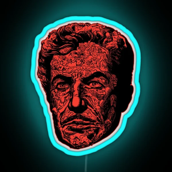 RED DEATH RGB Neon Sign