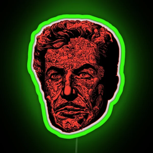 RED DEATH RGB Neon Sign