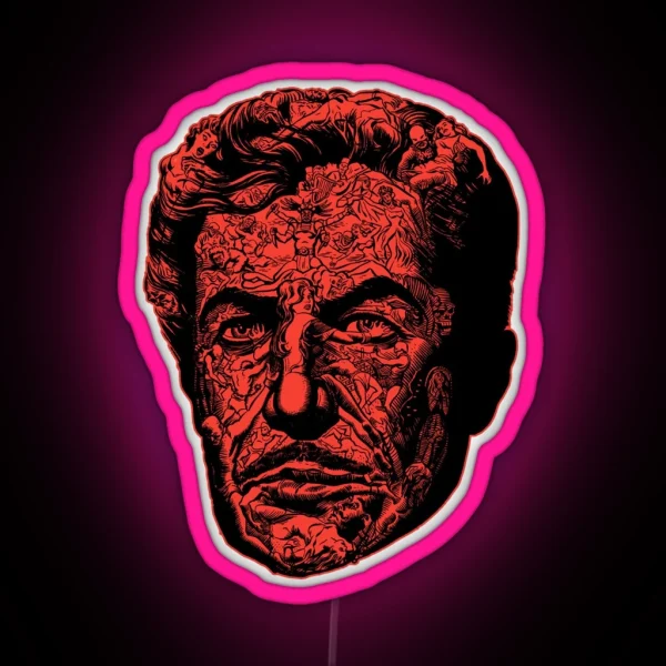 RED DEATH RGB Neon Sign