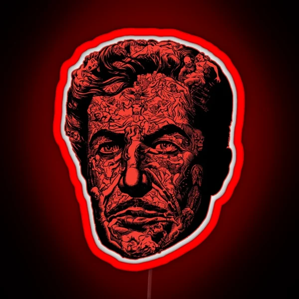 RED DEATH RGB Neon Sign