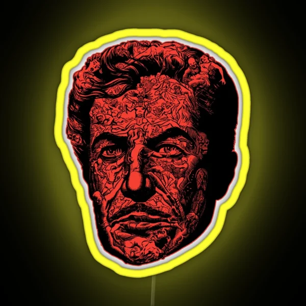 RED DEATH RGB Neon Sign