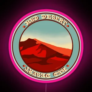 RED DESERT RGB Neon Sign