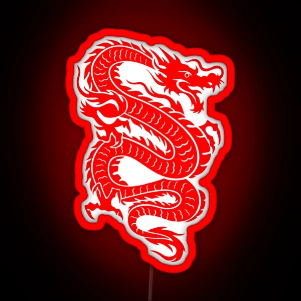 Red Dragon RGB Neon Sign