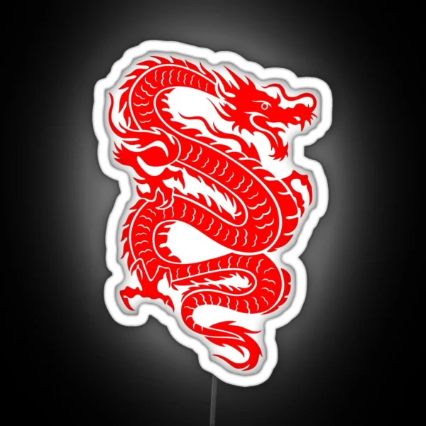 Red Dragon RGB Neon Sign