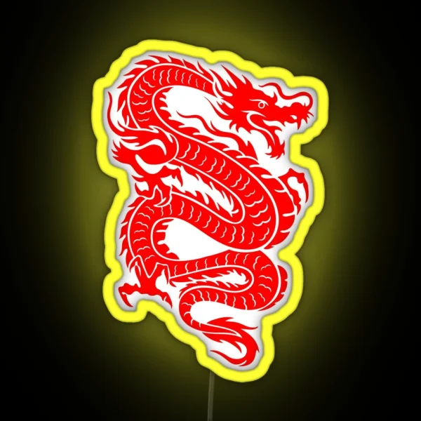Red Dragon RGB Neon Sign