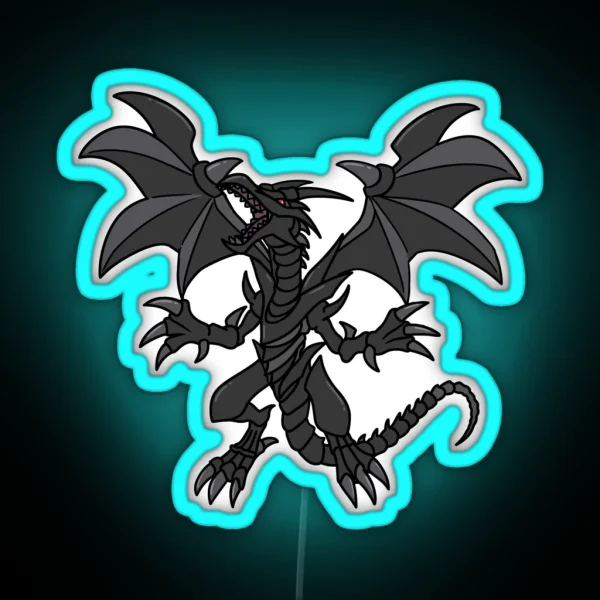 Red Eyes Black Dragon RGB Neon Sign