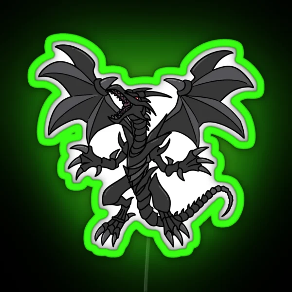 Red Eyes Black Dragon RGB Neon Sign