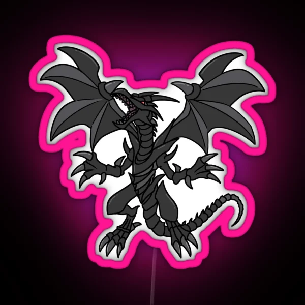 Red Eyes Black Dragon RGB Neon Sign