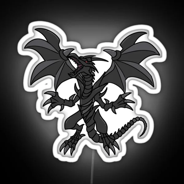 Red Eyes Black Dragon RGB Neon Sign