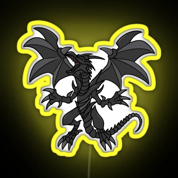 Red Eyes Black Dragon RGB Neon Sign