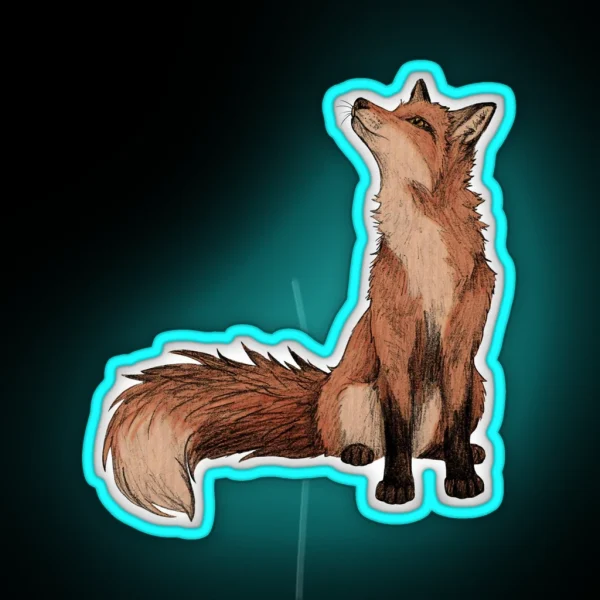 Red Fox RGB Neon Sign