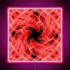 RGB Neon Light Trails Pattern Wall Decor Canvas Sign Display