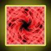 Vibrant red light trail effect RGB color changing LED display