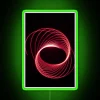 RGB neon LED light trail decoration signs for room ambiance