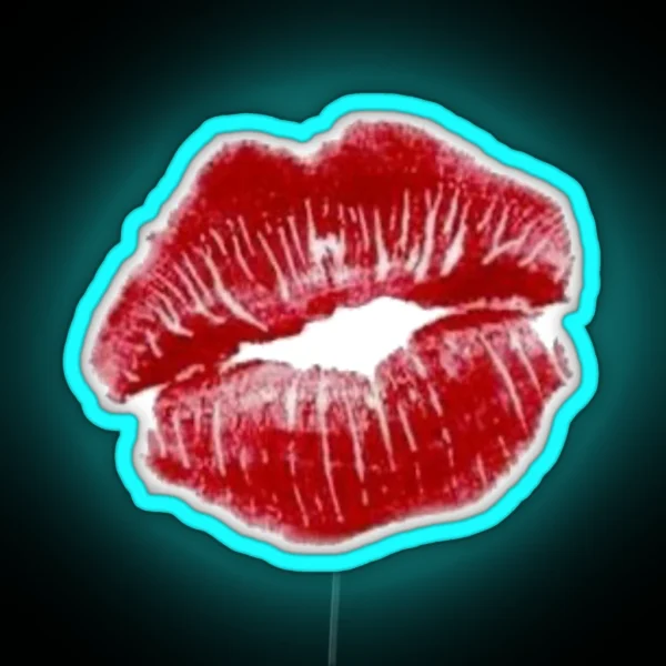 Red Lips RGB Neon Sign